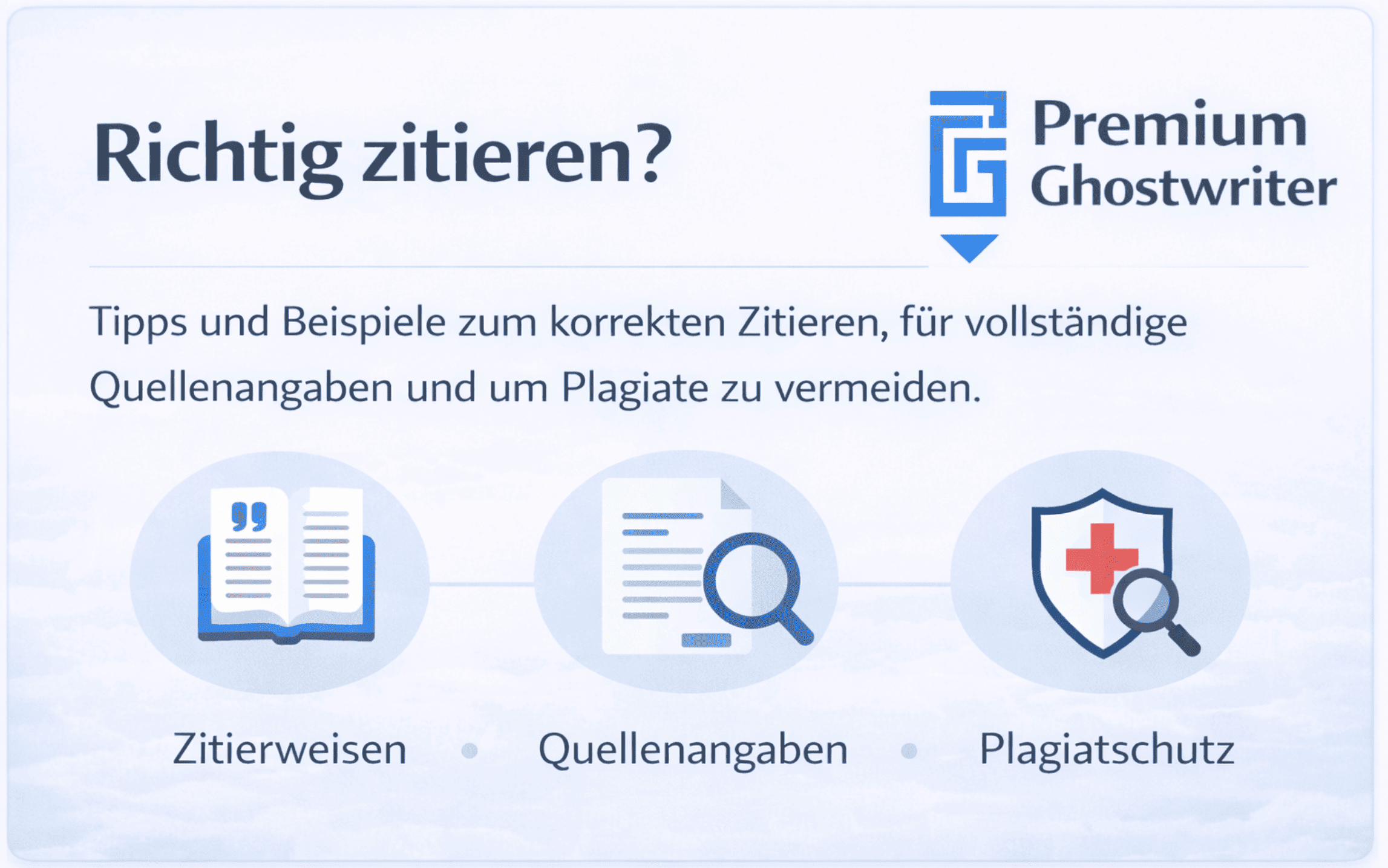 Richtig zitieren in wissenschaftlichen Arbeiten – Überblick zu Zitierweisen, Quellenarten und Beispielen