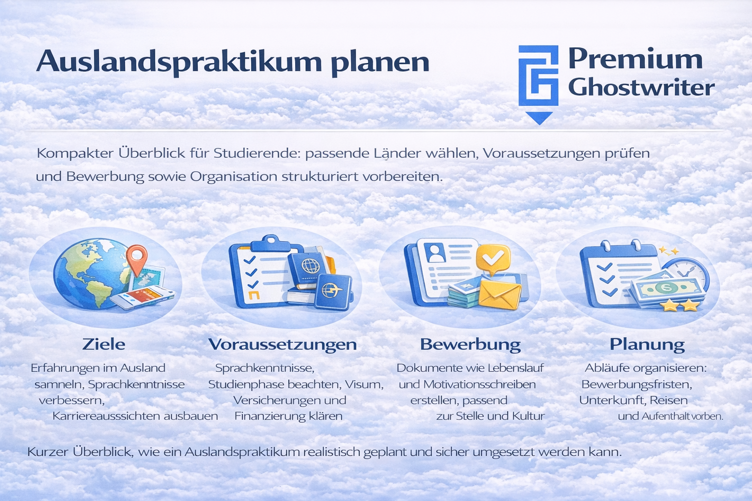 Auslandspraktikum: Tipps zu Bewerbung, Voraussetzungen und Planung für Studierende in Europa, USA und weiteren Ländern