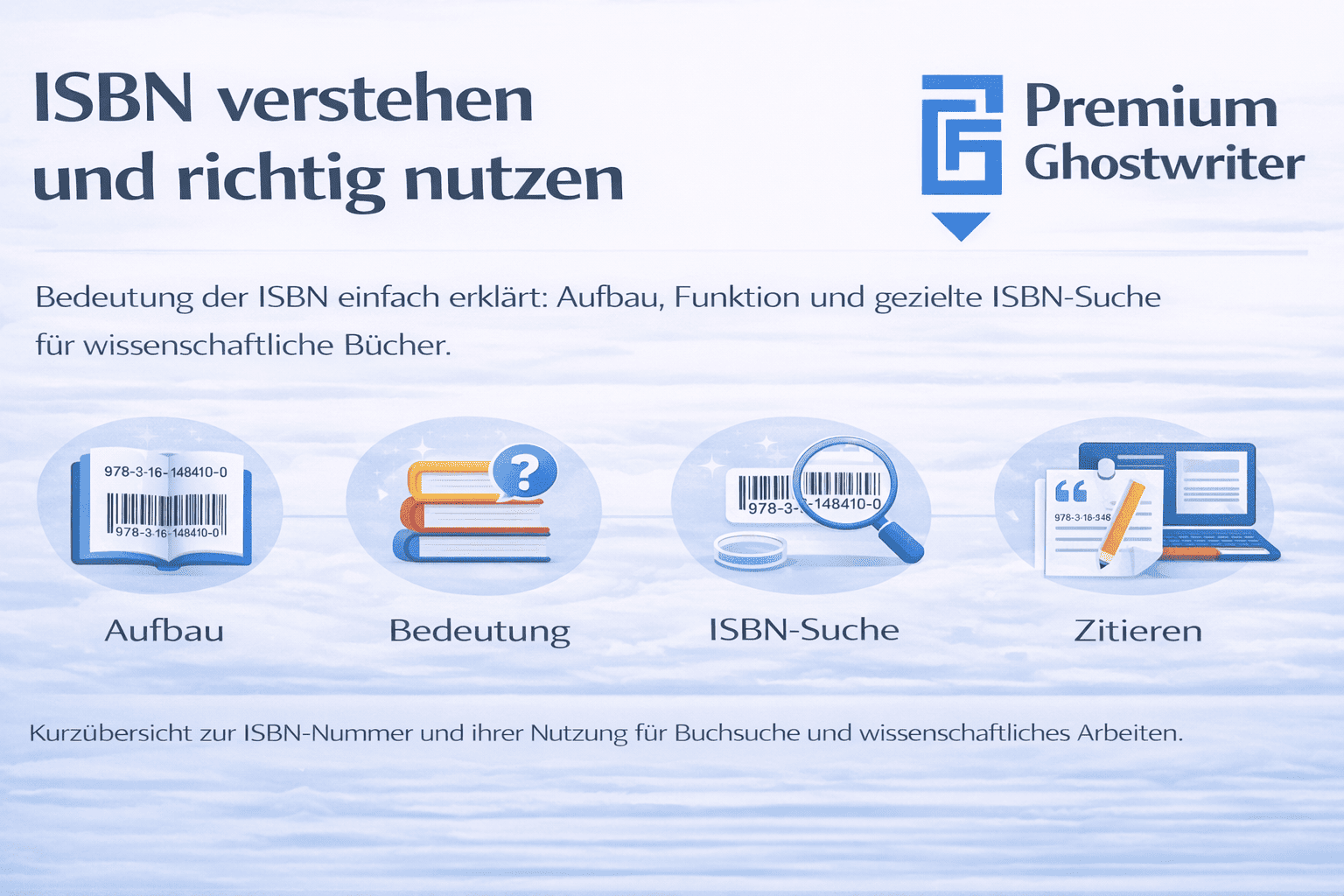 ISBN Bedeutung verstehen und ISBN-Nummer richtig nutzen – Aufbau, Suche und Anwendung bei wissenschaftlichen Büchern